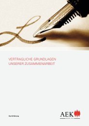 Vertragliche Grundlagen (AGB) (pdf) - AEK Bank 1826