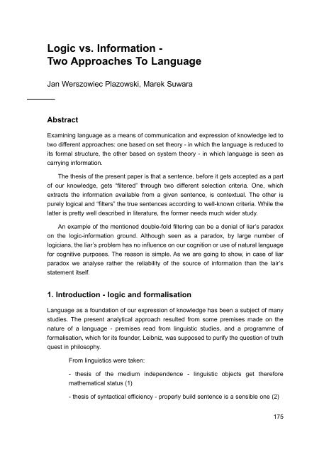 Witti-Buch2 2001.qxd - Austrian Ludwig Wittgenstein Society