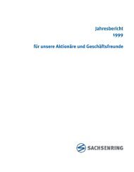 Jahresbericht 1999 für unsere Aktionäre und Geschäftsfreunde