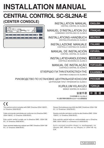 installation manual central control sc-sl2na-e - Ampair.co.uk