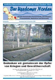 Amtsblatt Nummer 11 (18. November 2006) - beim AMT USEDOM ...
