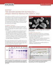 ESETEC® - The WACKER Secretion Technology - Unique Protein ...