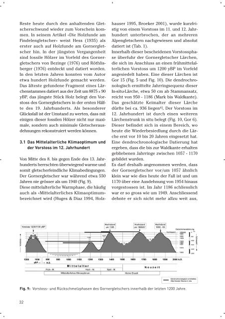 Dendrochronologische Auswertung fossiler Hölzer zur ...