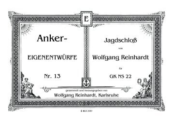 Jagdschloß - Aktuell - ankerstein.ch