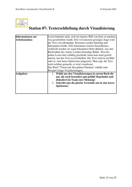 Leseförderung mit Antolin, Teil 2: Stationenlernen(PDF)