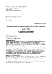 Stellungnahme Planfeststellungsverfahren S46/Weinteichsenke