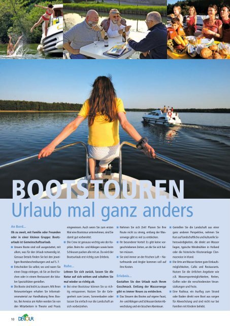 Bootstouren und Segeltörns