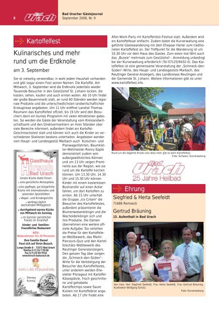 September 2008 (PDF) - Bad Urach