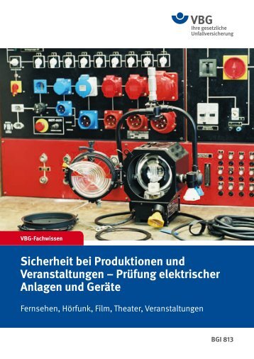 Sicherheit bei Produktionen und Veranstaltungen – Prüfung ...