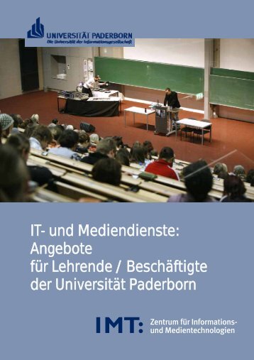 IT- und Mediendienste: Angebote für Lehrende / Beschäftigte der ...