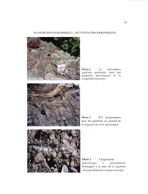 Structure et stratigraphie de la zone de Korabi ... - Archipel - UQAM
