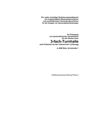 Ausschreibung (pdf, 64KB) - architekturwettbewerb