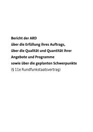 ARD-Leitlinien 2013/14 und Bericht 2011/12