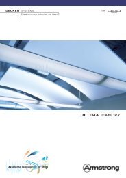 Ultima Canopy-Deckensegel Broschüre - Armstrong