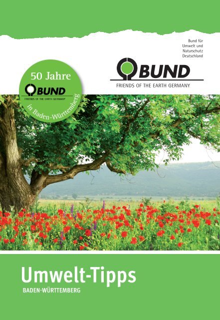 BUND Umwelt-Tipps Stuttgart 2013