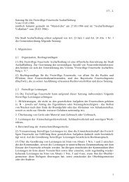 Satzung für die Freiwillige Feuerwehr Aschaffenburg (PDF - Stadt ...