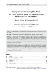 Beiträge zur Kenntnis coprophiler Pilze (1) PETER WELT1 & NORBERT ...
