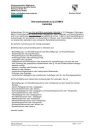 Informationsblatt zu § 23 BBhV Heilmittel - Sachsen-Anhalt
