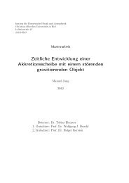 master thesis - Astrophysik Kiel - Christian-Albrechts-Universität zu ...