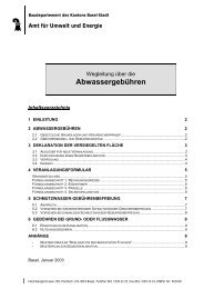 Abwassergebühren - Amt für Umwelt und Energie - Basel-Stadt
