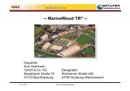 MarineWood TR® - Küstenwasserbau