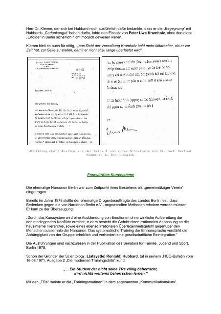 Vollständiger Artikel über Narconon (pdf) - Krokodil