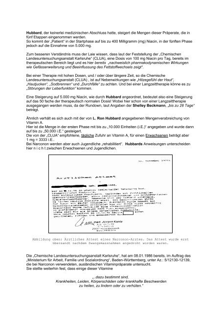 Vollständiger Artikel über Narconon (pdf) - Krokodil