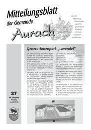 Download Mitteilungsblatt (pdf) - Aurach