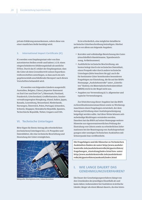 Kurzdarstellung Exportkontrolle (pdf 6 MByte) - Ausfuhrkontrolle