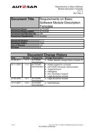 Requirements on Basic Software Module Description ... - autosar