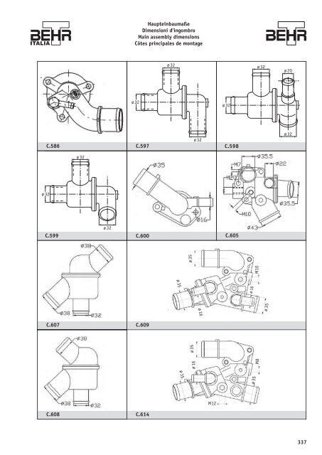 Thermostate – Thermoschalter – Thermofühler ... - Auto Total