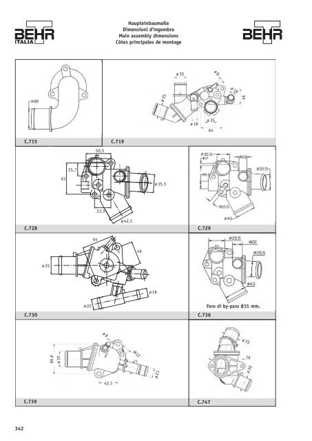 Thermostate – Thermoschalter – Thermofühler ... - Auto Total