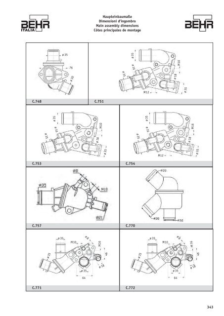 Thermostate – Thermoschalter – Thermofühler ... - Auto Total