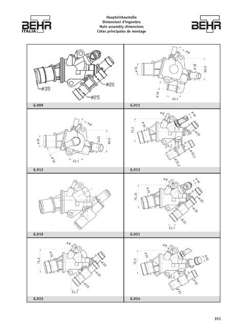 Thermostate – Thermoschalter – Thermofühler ... - Auto Total