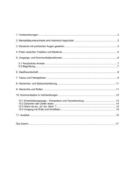 Polen und Deutsche: Verschiedene Mentalitäten- gemeinsamer Erfolg