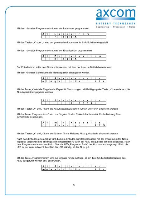 Bedienungsanleitung SMAPL4P - axcom GmbH