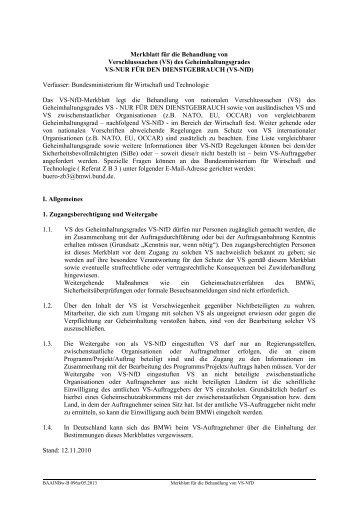 B96a.pdf - Bundesamt für Ausrüstung, Informationstechnik und ...