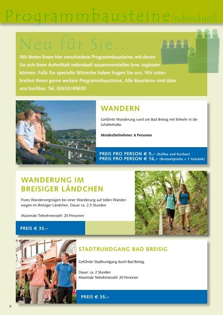 PAUSCHALANGEBOTE - Verbandsgemeinde Bad Breisig