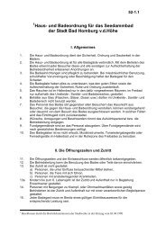 Regelungen Peter Schall Haus Bad Homburg