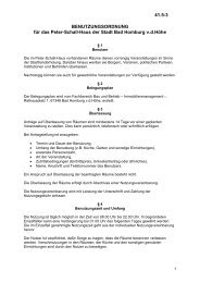 Regelungen Peter Schall Haus Bad Homburg