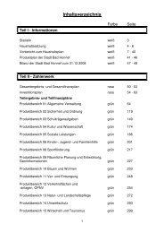 Haushaltsplan mit HSK 2011 - Bad Honnef