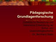 Pädagogische Grundlagen - Baeuml-rossnagl.de