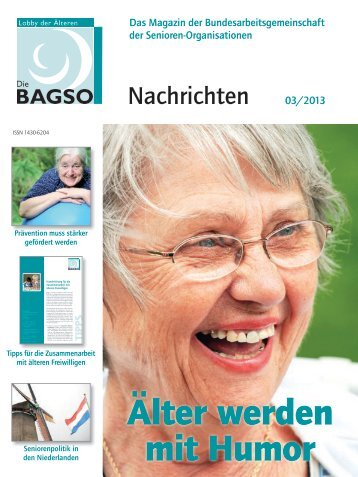 03/2013 "Älter werden mit Humor" - Bagso