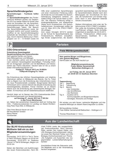 Ausgabe Nr. 4/2013 - Ballrechten-Dottingen