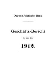 GeschäftS'Bericht - Historische Gesellschaft der Deutschen Bank e.V.