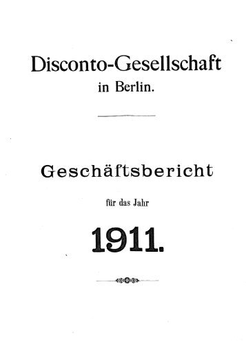 Disconto-Gesellschaft - Historische Gesellschaft der Deutschen ...