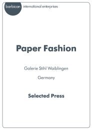 Paper Fashion - Barbican