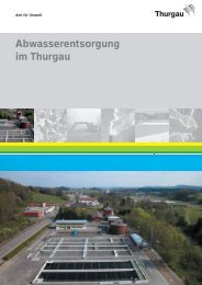 Broschüre Abwasserentsorgung im Thurgau - Gemeinde Steckborn