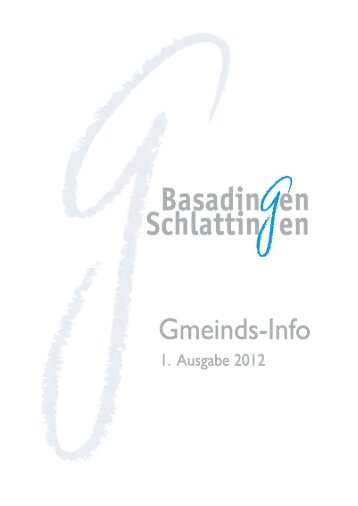 1-2012 Gmeindsinfo [PDF] - Gemeinde Basadingen-Schlattingen