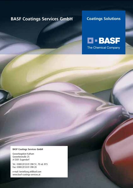 Umschlag 4c - BASF Coatings Services GmbH